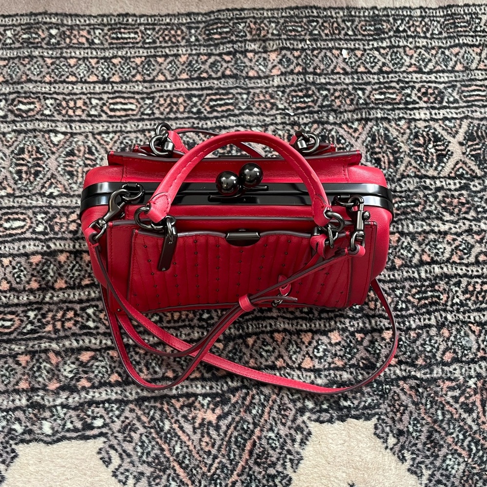 Coach Scarlet Satchel with Heart Accent - Picture 6 of 14